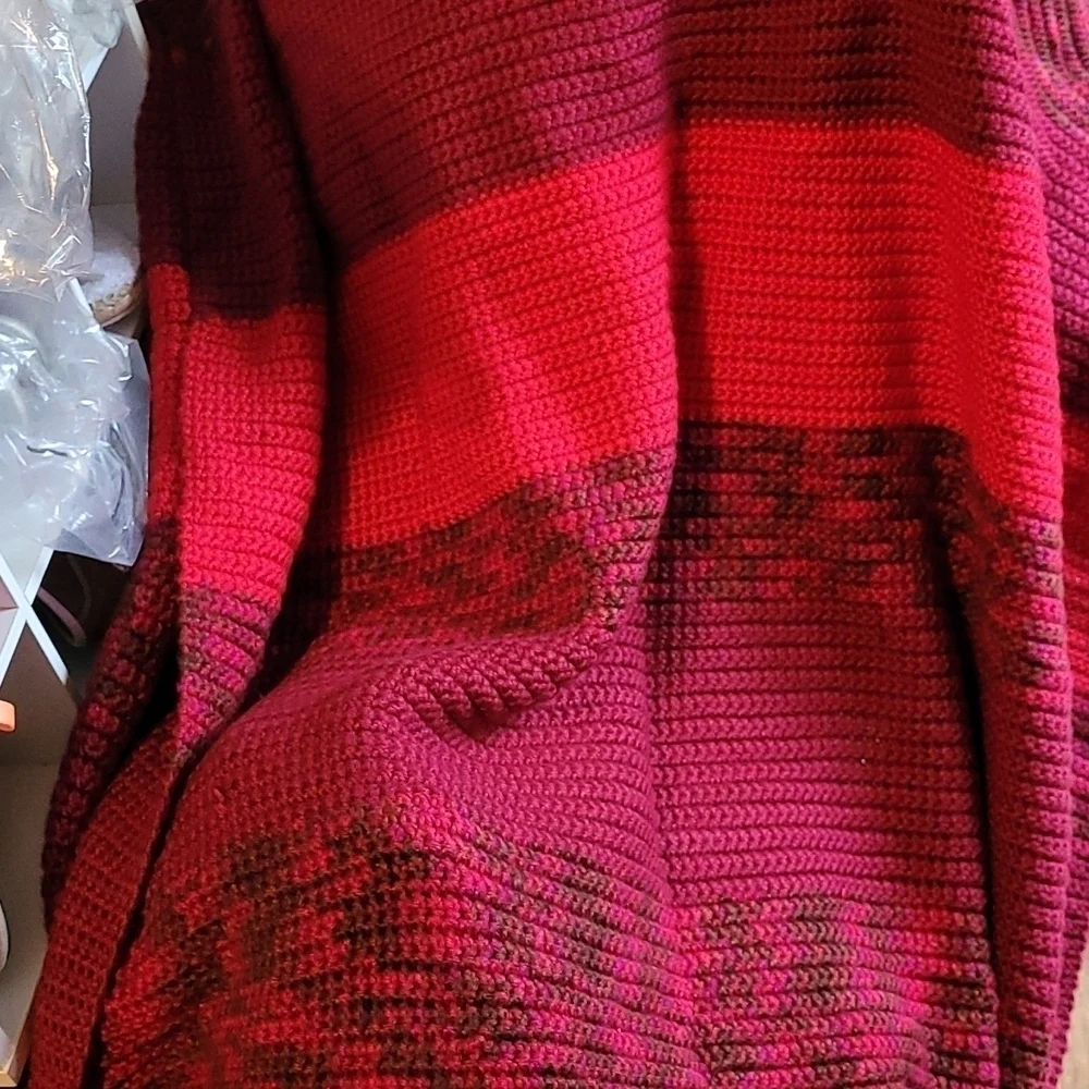 Hand Crafted Crocheted Quilt